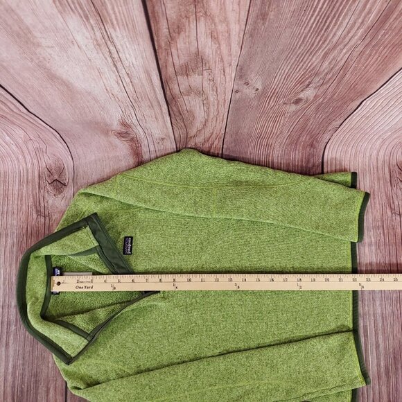 Patagonia Womens Size XS Better Sweater 1/4 Zip Pullover Green 25616 - Picture 14 of 14